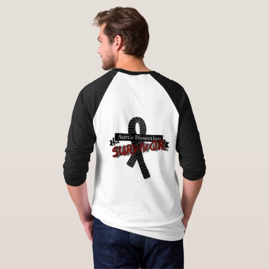Aortadissectie overlevende t-shirt (Achterkant volledig)