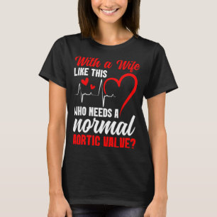 Aortaklep Krijger Echtgenote Hartchirurgie Klep Ve T-shirt