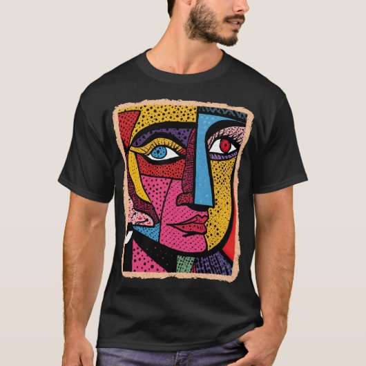 AOS_42 Abstracte kunst T-shirt (Voorkant)