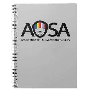 AOSA Spiral Photo Notitieboek (grijs)