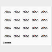 AOSA-Sticker Ronde Sticker (Vel)