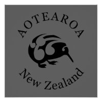 Aotearoa New Zealand KIWI POSTER