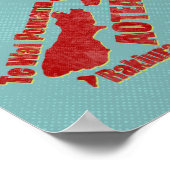 Aotearoa New Zealand Map Poster (Hoek)