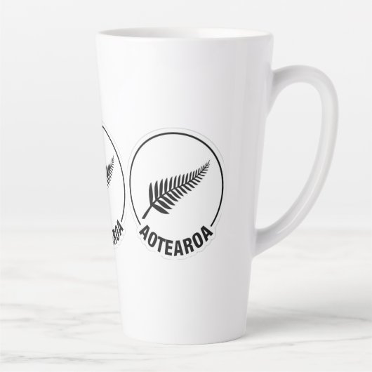Aotearoa Nouvelle-Zélande Latte Mug (Droite)