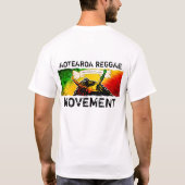 AOTEAROA REGGAE-BEWEGING T-SHIRT (Achterkant)