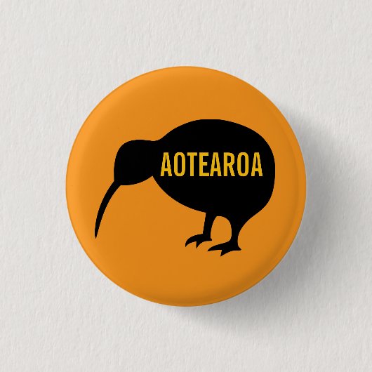 Aotearoa Ronde Button 3,2 Cm (Voorkant)