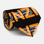 Aotearoa Text art Modern Stropdas (Opgerold)