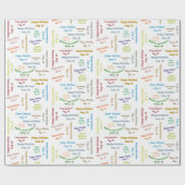 Août, 16 Anniversaire Cadeau Papier (Plat)