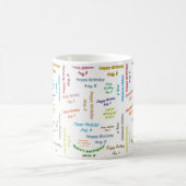 Août 8 Anniversaire Mug (Centre)