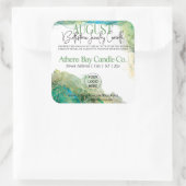 Août Étiquette de bijoux cachés (Sac)