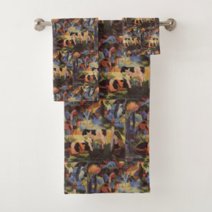 Août Macke Paysage avec vaches et chameaux