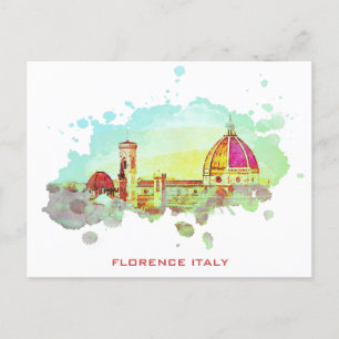 *~* AP12 Florence Italy Firenze Italia Artsy Briefkaart