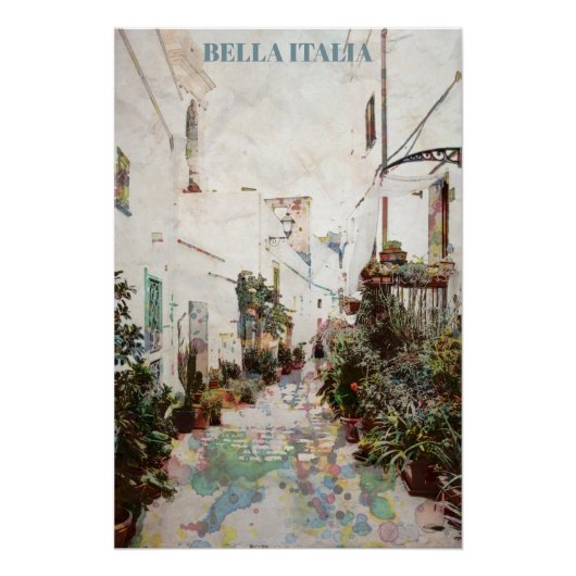 ** AP12 Italia Italie Poterie Plante de rue Poster (Devant)