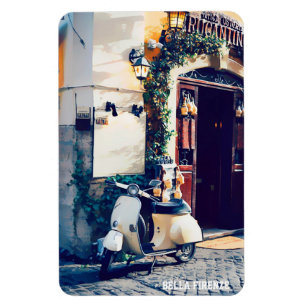 * AP12 Italia Scooter Florence Italy Cobblestone Magneet