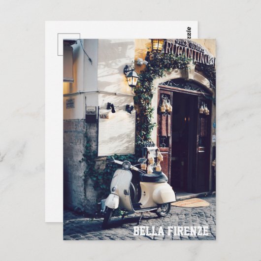 ** AP12 Italië Florence Italiaanse Cobblestone Sco Briefkaart (Voorkant / Achterkant)