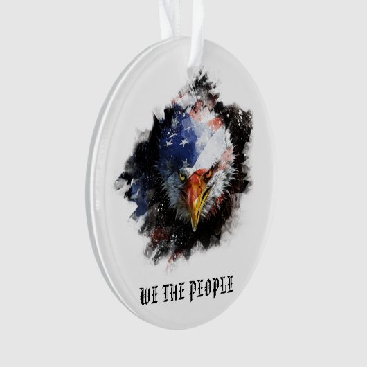 *~* AP16 NOUS LE PEUPLE USA Drapeau Aigle patrioti (devant)