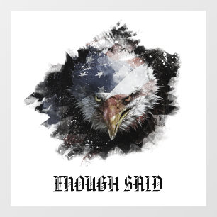 *~* AP16 Verenigde Staten vlag Amerikaans Bald ELG Raamsticker