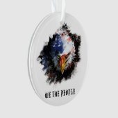 ** AP16 WIJ DE MENSEN Vlag USA Patriottische ADELA Ornament (voorkant)