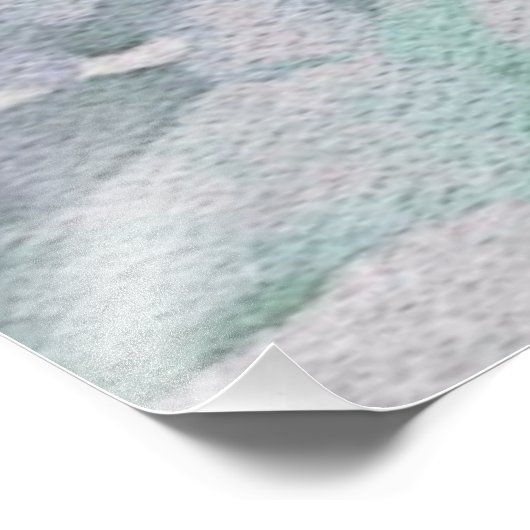 *~* AP19 EMERALD GREEN Abstract Landschap Zonnekun Foto Afdruk (Hoek)