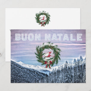 * AP20 BUON NATALE Italiaans kerstfeest Kaart