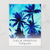 *~* AP25 Exotic Personalize Travel Palm Trees Briefkaart (Voorkant)