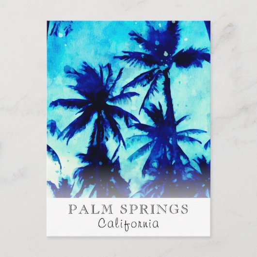 *~* AP25 Exotic Personalize Travel Palm Trees Briefkaart (Voorkant)