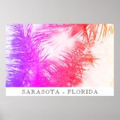 *~* AP25 Travel Exotic Palm Trees - Personaliseer Poster (Voorkant)