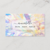 *~* AP26 OPAL Prism Rainbow Crystal Etheral QR Visitekaartje (Voorkant)