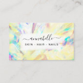 *~* AP26 OPAL Rainbow Crystal Etheral QR Prism Visitekaartje (Voorkant)