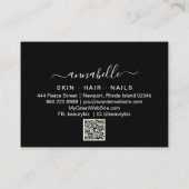 *~* AP26 OPAL Rainbow QR Holografen Etheral Visitekaartje (Achterkant)