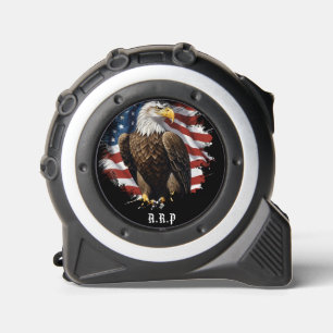 *~* AP27 Amerikaanse Vlag Kale Adelaar Patriottisc Rolmaat
