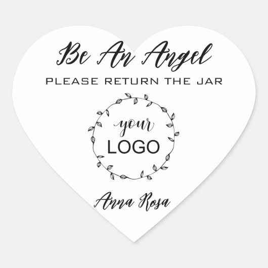 *~* AP30 Logo Qr die de pot van de Mason teruggeve Hart Sticker (Voorkant)