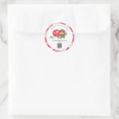 *~* AP30 Tomate QR LOGO Canning Jar Étiquette (Sac)