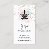 *~* AP33 Pine Tree Yoga Regenboog Chakra Spirituee Visitekaartje (Achterkant)