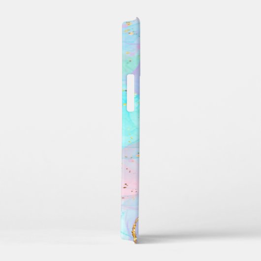 *~* AP46-inktpasta Gold Glitter Abstract Case-Mate iPhone Case (Achterkant / Rechts)