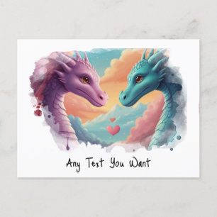 *~AP48 Invitation Genre Dragon Photo Carte Postale