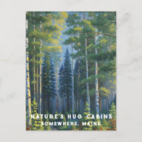 *~* AP49 Natuur Maine Bos Bossen Vakantie Pad