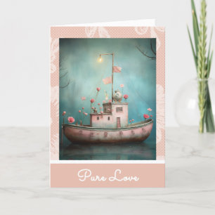 ** AP51 Love Boat 19 Hearts Romantische Valentijn Feestdagen Kaart