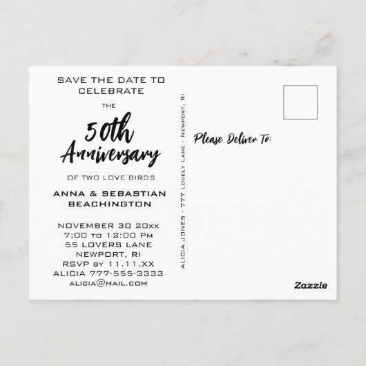 *~* AP54 Art Jubileum Tortelduifjes Winter Briefkaart (Achterkant)