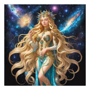*~* AP58 Galactische Vrouwen Fantasie Foto Vergrot Afdruk