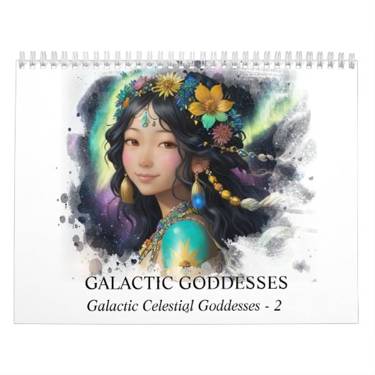 *~* AP58 Galactische Vrouwen Fantasie Kosmische Pl Kalender (Hoes)