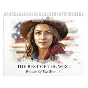 *~* AP59 Vrouwen Vrouw Wild West Cowgirl 3 Kalende Kalender