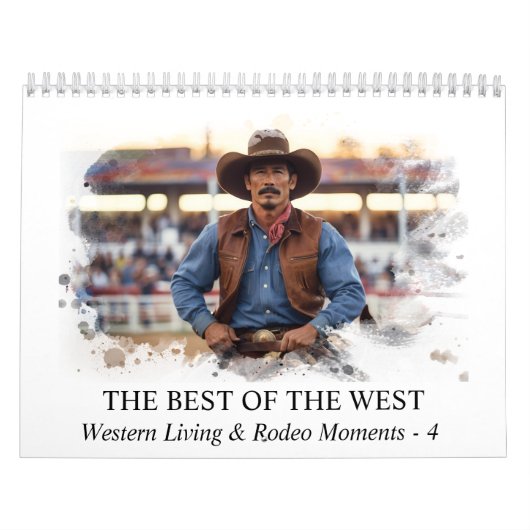 *~* AP59 Wild West Cowboy Paard Rodeo 4 Kalender (Hoes)