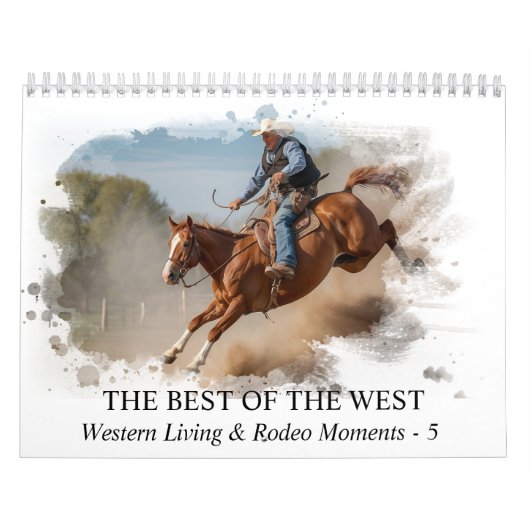 *~* AP59 Wild West Cowboy Paard Rodeo 5 Kalender (Hoes)