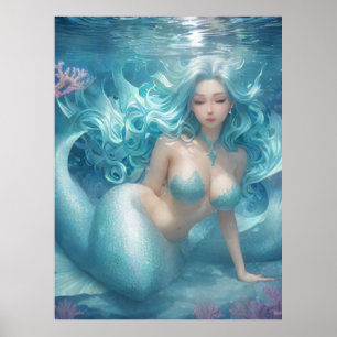 ** AP60 Water Goddess Fantasy Zee Zeemeermin 11 Poster