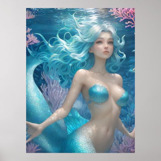 ** AP60 Water Goddess Fantasy Zee Zeemeermin 14 Poster (Voorkant)