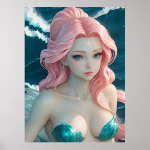 ** AP60 Water Goddess Fantasy Zee Zeemeermin 23 Poster