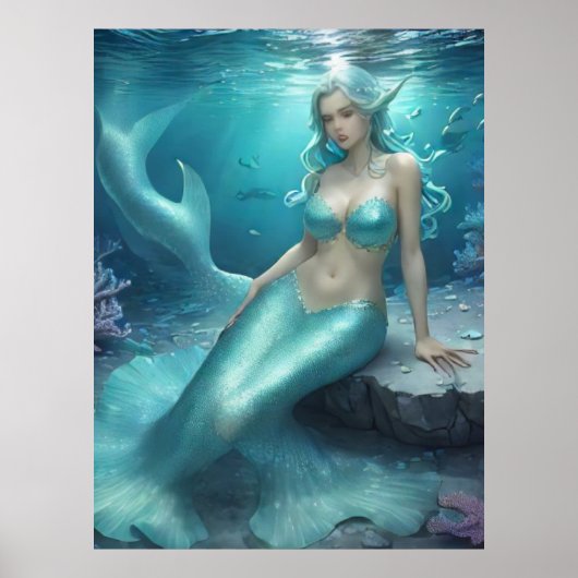** AP60 Water Goddess Fantasy Zee Zeemeermin 5 Poster (Voorkant)