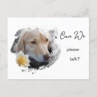 *~* AP61 Kunnen we praten - Lab Retriever Bloem