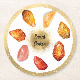 *~* AP64 Emoto Water Sacraal Chakra Papier Onderze Ronde Kartonnen Onderzetter